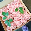 Shininglife Brand amazon echo gift box packaging foam roses artificial 8cm foam roses