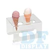 AD004 Acrylic Ice Cream Cone Display Stand 4 Section DFDISPLAY
