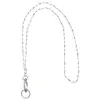 custom metal lobster hook polyester lanyard with silkscreen printed logo