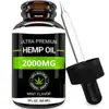 Pure Hemp Oil - Peppermint Flavored, Helps Reduce Stress & Anxiety-2000MG