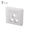 MB-13-01 RJ45 keystone jacks Single/Dual port face plate