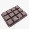 Mini 12 cavities 17.5*13.5*2cm square cube shape 3*3*2cm silicone cake mold chocolate mould ice cube tray accesorios de cocina