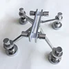 Steel support glass curtain wall accessories spider glass fitting stainless steel