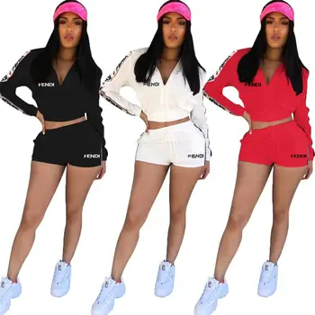 tracksuit short set womens