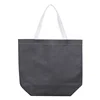 Leather-Like Polypropylene Totes with gussets and sturdy handles