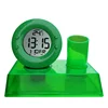 Promotional Office Supply Desktop Digital Calendar Water Power Hydro Power Penholder Alarm Clock