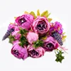 Faux Flowers peony artificial Vintage Artificial Peony Silk for Wedding Home Decoration
