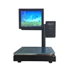 15 inch POS system All in one cash register pos weigh scale with printer card reader