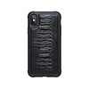 100% genuine cowhide leather comes in ostrich pattern leather soft back shell for iphone 7