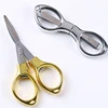 Mini Stainless Steel Folding Scissors Key chain Fishing Scissor Camping Cutter Tool