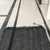 hay slow feeder/ hoisting net,big large hay net,color combined red and black hay net,