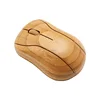 new electronic products on market handmade bamboo wood wireless mouse for promotional gift