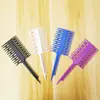 Women do big tooth comb hair dyeing tools salon professional fish bone comb hair dyeing division highlights comb