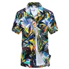Custom Logo Professional Factory Made Mens Cotton Hawaii Shirt