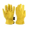 Wholesale Metal Work Glove For Men,Full Grain Cowhide Leather Gloves Driving Construction Motorcycle Gloves