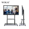 amazon hot selling 86 inch multimedia interactive board with tv for office