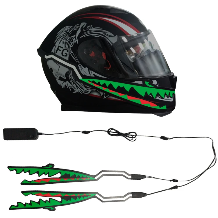 4 Luces Led Para Casco Motociclista Moto Seguridad Noche 4 Luces Led Para Casco Motociclista Moto Seguridad Noche