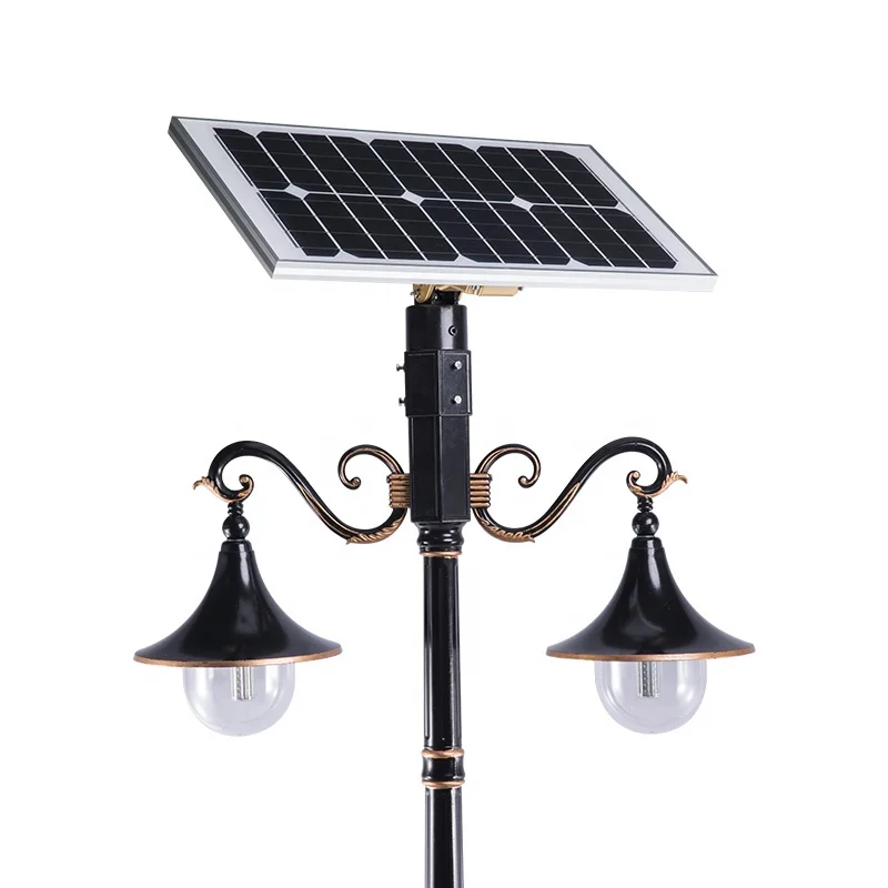 Factory Price Outdoor Pathway Yard Light Waterproof IP65 2.5M 12W Sensor Solar Led Street Lamp