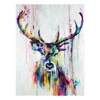 Animal Poster Abstract Print Watercolor Deer Head Stag Wall Art Home Decorations Drop Shipping