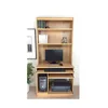 Computer Workstation Desk Home Office Furniture UK Wooden style Table For Small Space