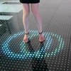Hot selling portable light up disco DJ tiles lighting led interactive sensitive dance floor