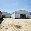 CE low cost carport garage project, fast build steel structure hangar/workshop/warehouse/poultry house plan