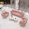 NS17 Nordic town Sofa perfect small apartment combination inspired pink princess sofa set home furniture