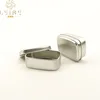 Wholesale Factory Price Food Grade Printing Logo 60ml 100ml 150ml Silver Aluminium Square Tin Can rectangular aluminum tin