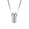 Silver Mini Necklace Air Purifier Portable Wearable Anion Usb Personal Air Purifier For Birthday Gift