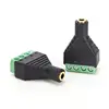4 Pole Binding Post Connector 3.5mm Stereo Female Plug To 4pin Screw Terminal Plug Adapter Audio Plug