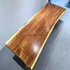 metal legs vintage exotic wood dining tables