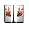 22 inch lcd advertising player with mobile phone charging station kiosk products display