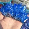 wholesale Healing electroplate quartz stone crystal cluster blue gem stone