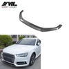 A4 SLINE S4 Carbon Fiber Front Lip for Audi A4 B9 Sline S4 2017-2018