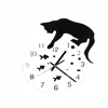 new acrylic material cat shaped wall clock