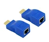 Mini 4k 1 Pair RJ45 Ports HDMI Extender HDMI Extension to 30m Over CAT 5e / 6 UTP LAN Ethernet cable for HDTV HDPC