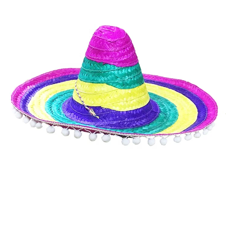 Mexicaanse Sombrero Strooien Hoed Volwassen Kostuum Spaans Fiesta cinco de Mayo Feestelijke Salsa