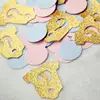 Gender Reveal Colors Confetti And Question Marks Decorations For Baby Shower
