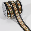 Trendy Pearl Beaded Tribal Style Rib Ribbon Trim Lace for Garment Accessories