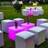 led Glow square cube side table (cb400)