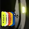 Drop shipping 4Pcs/Set Warning Mark Exterior conspicuity light reflective tape