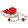 china supplier wholesale USB 2.0 3.0 rom 4gb 6gb 32gb 64 gb jewelry heart shape usb flash drive stick