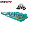 Erw ms pipe mill for making steel pipe metal tube production line manufacturers