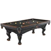 9ft Solid Wood Engrave Billiard Classic Pool Table In Guangzhou/Shenzhen