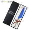 New design quill pen with custom logo imprint swan feather pen