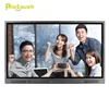 Riotouch 40 Points IR touch 75 inch ultra high brightness mirror monitor interactive flat panel