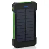Solar Charger,8000mAh Solar Power Bank Portable External Backup Battery Pack Dual USB Solar Phone Charger with LED and Carabiner