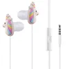 unique three dimensional unicorn Cartoon Headset Headphones Earphone