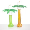 wholesale 24 oz 16 oz slush bottle plam tree plastic yard glass reusable slush cup