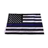 210D Nylon Embroidery 3*5ft Thin Blue Line Flag